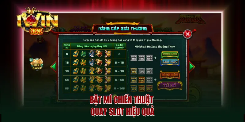 Bật mí chiến thuật quay Slot hiệu quả